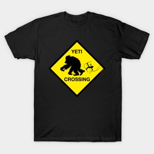 Yeti Crossing & Skier T-Shirt